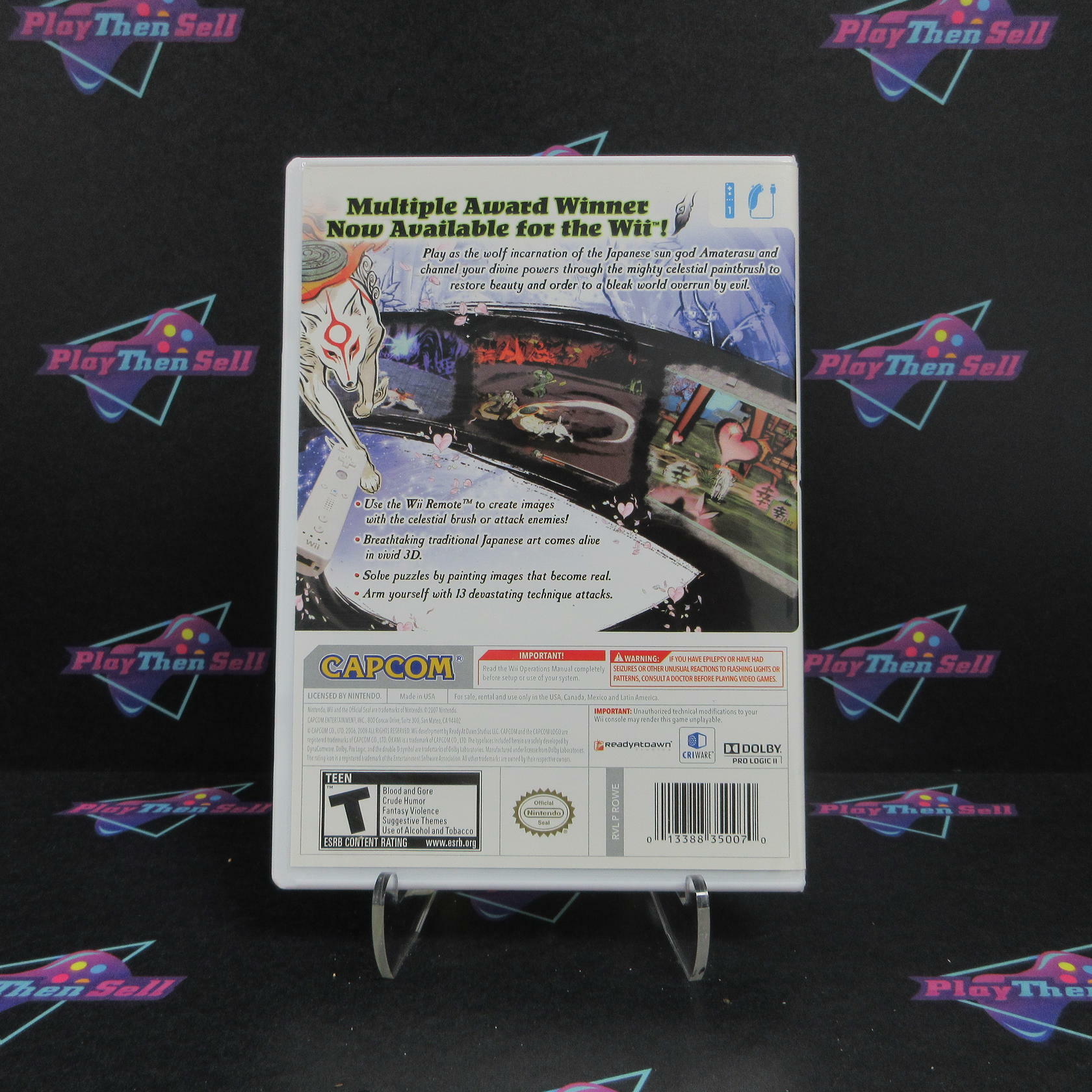 Okami Nintendo Wii Complete - Refurbished