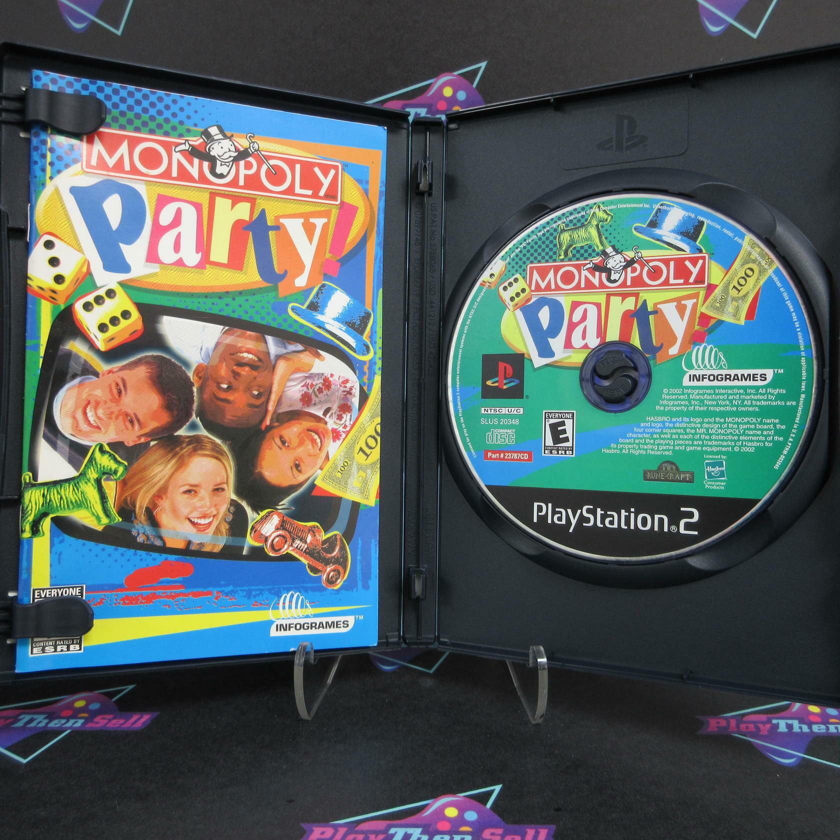 Monopoly Party PS2 PlayStation 2 Complete - Excellent
