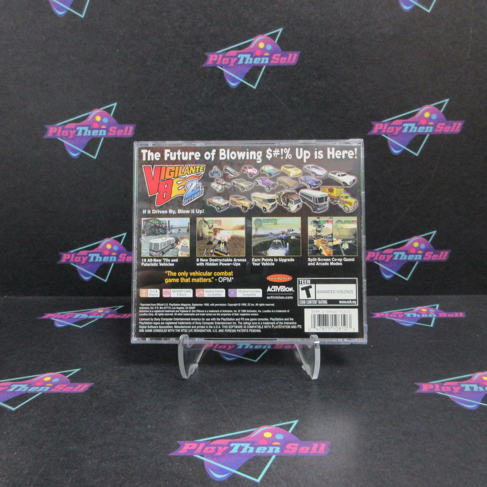 Vigilante 8 Second Offense PS1 PlayStation 1 GH Complete - Excellent