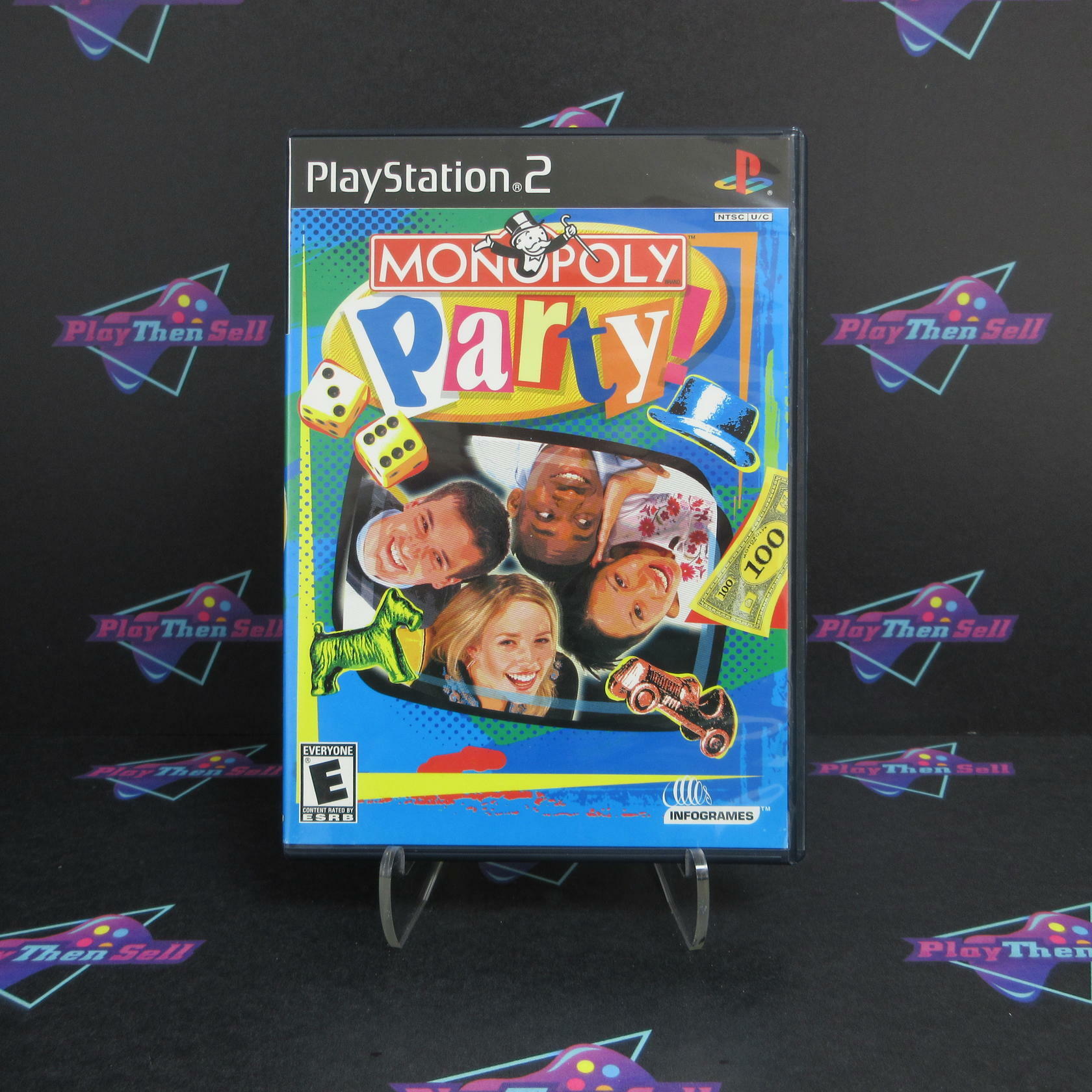 Monopoly Party PS2 PlayStation 2 Complete - Excellent