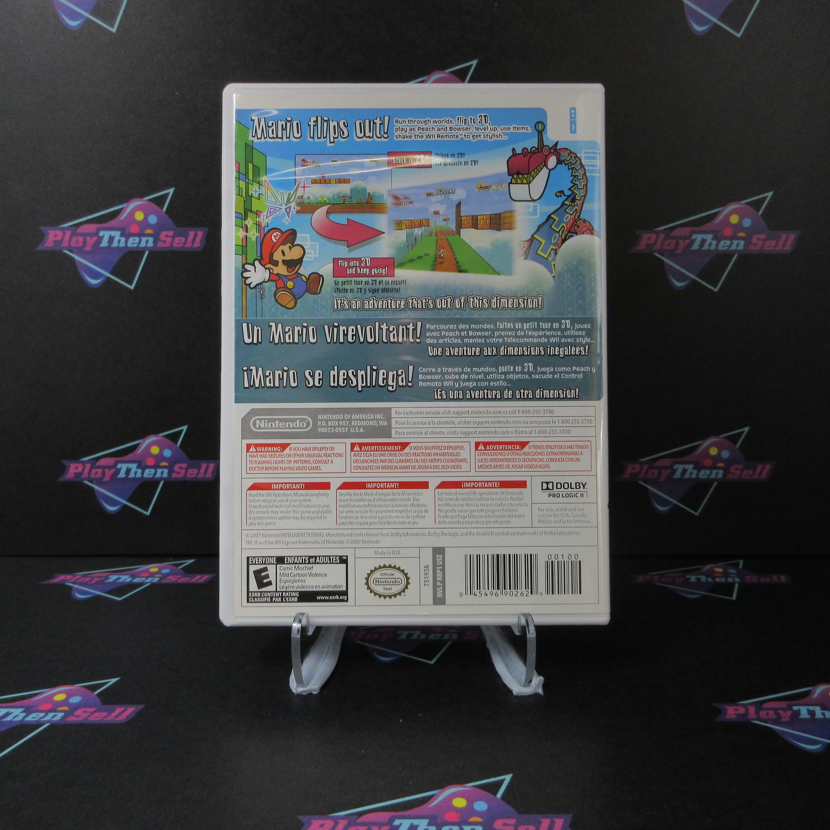 Super Paper Mario Nintendo Wii Nintendo Selects - Like New