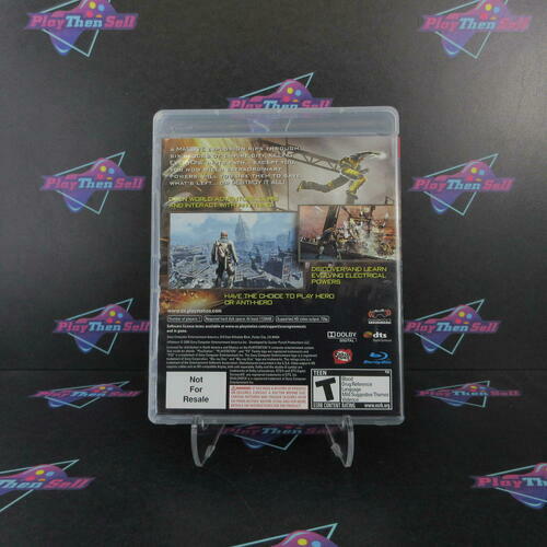 Infamous PS3 PlayStation 3 + Reg Card Complete - Excellent