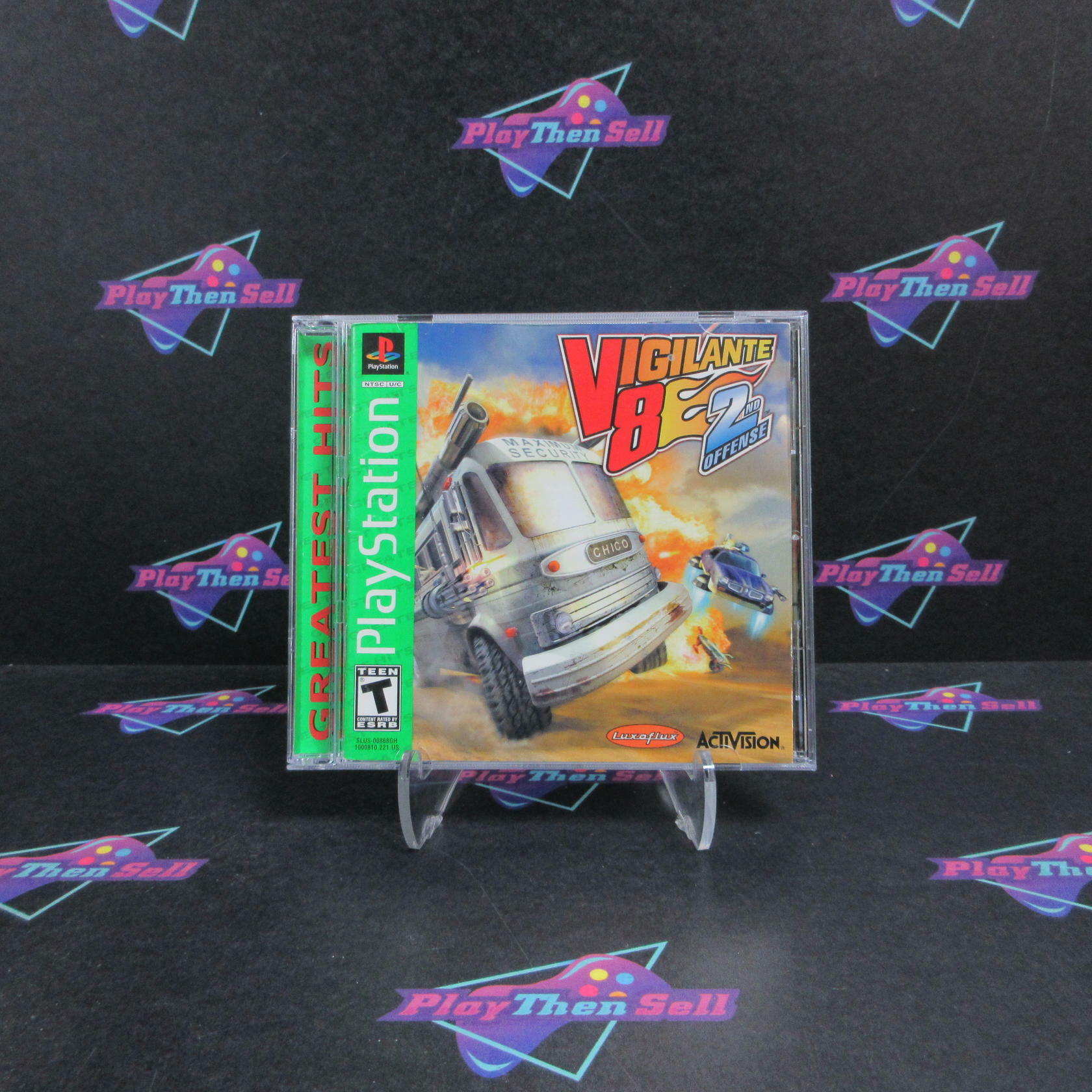 Vigilante 8 Second Offense PS1 PlayStation 1 GH Complete - Excellent