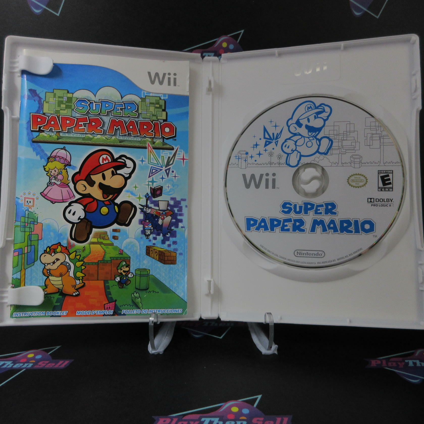 Super Paper Mario Nintendo Wii Nintendo Selects - Like New