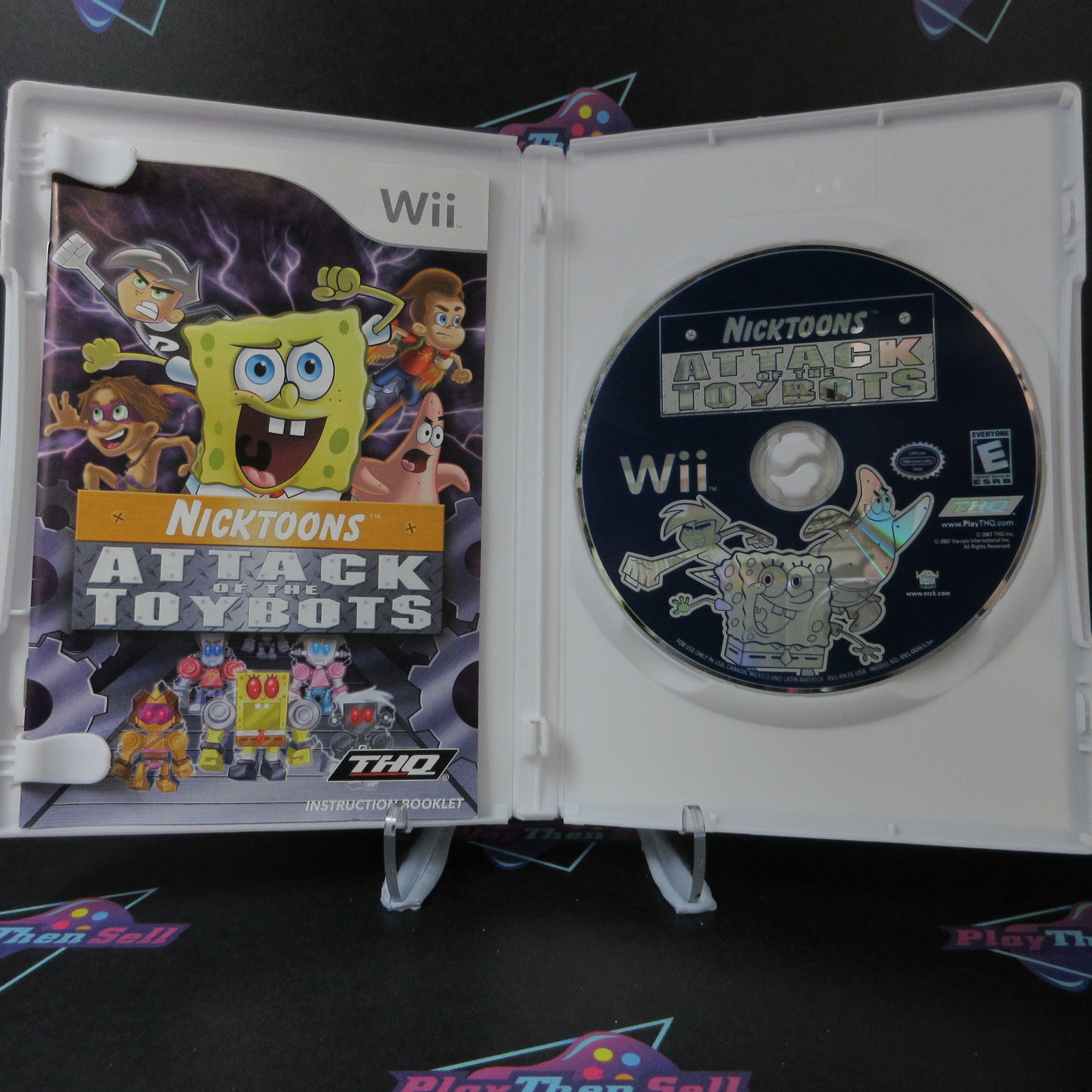 Nicktoons Attack of the Toybots Nintendo Wii Complete - Refurbished