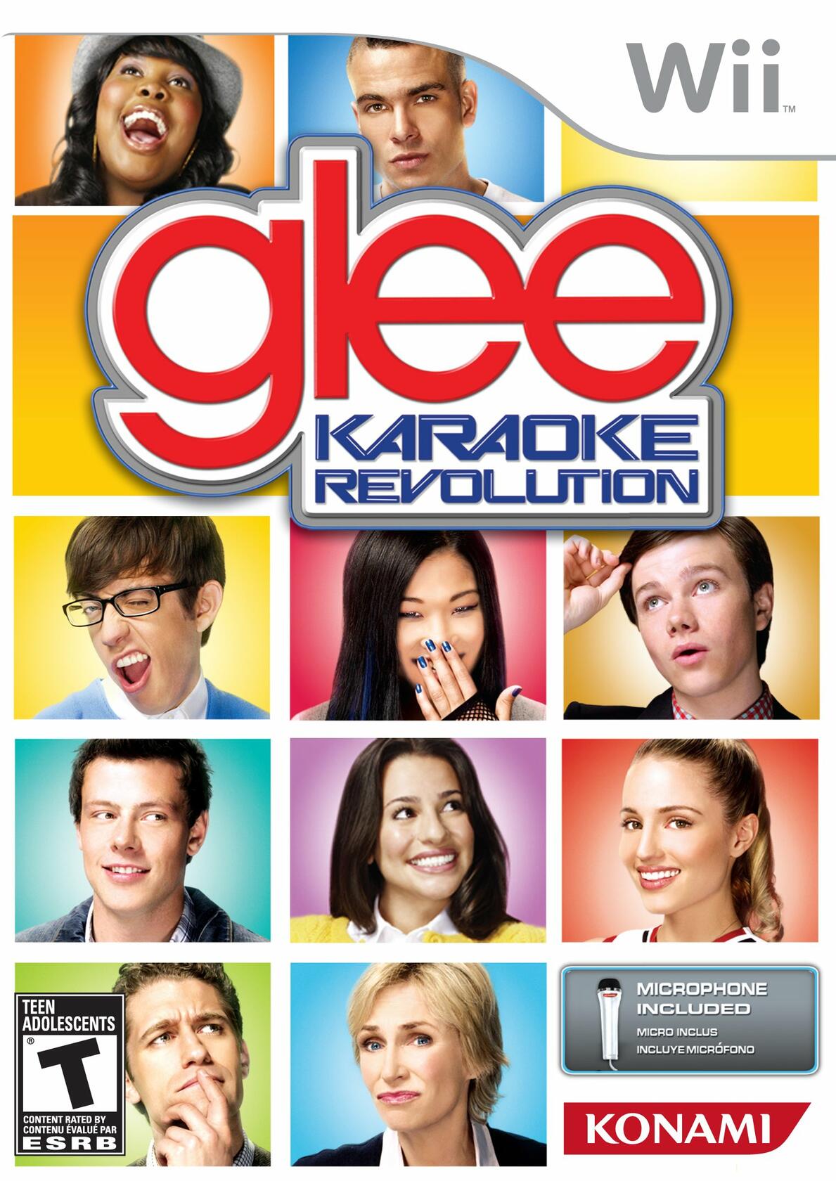 Karaoke Revolution Glee Nintendo Wii Complete - Excellent