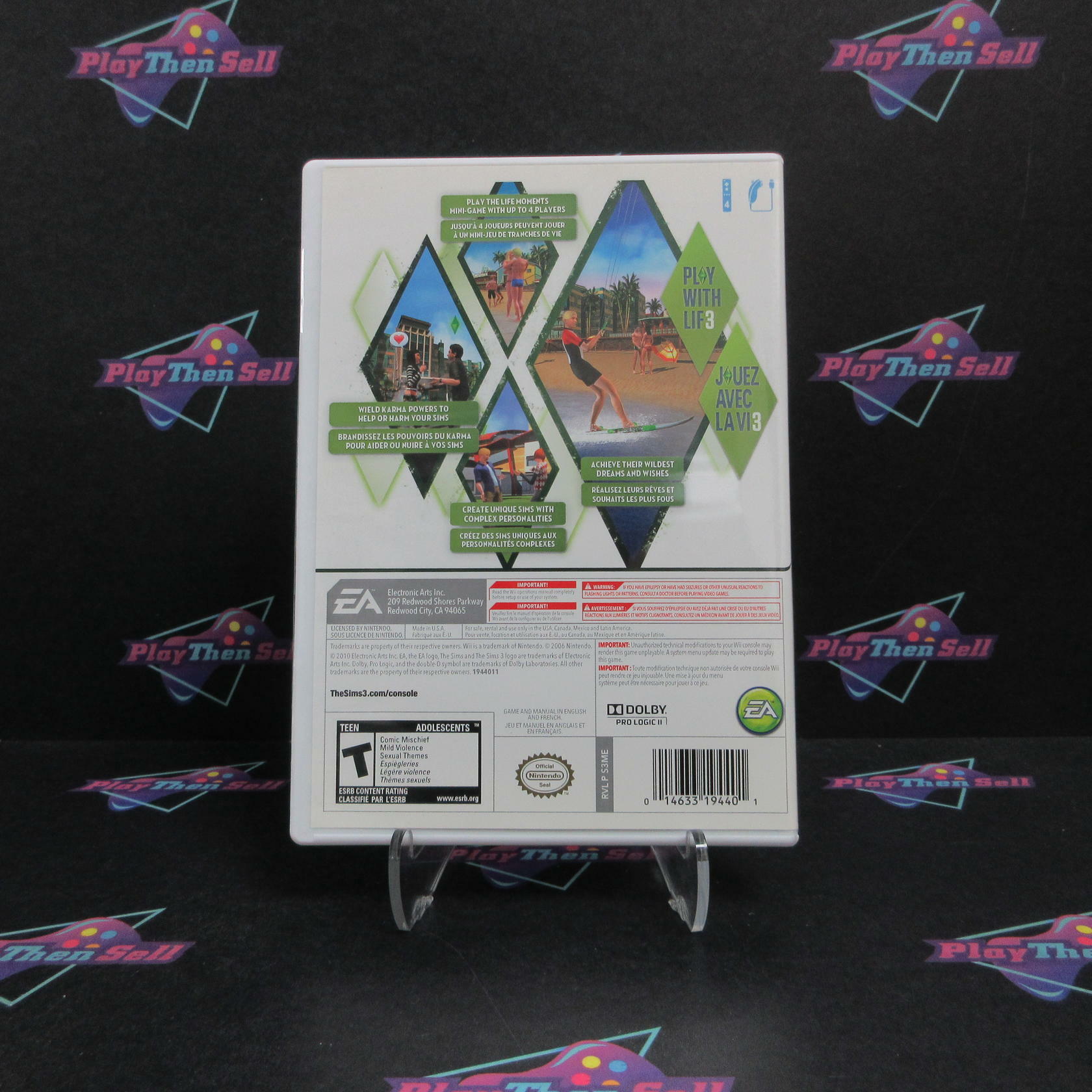 The Sims 3 Nintendo Wii - Like New