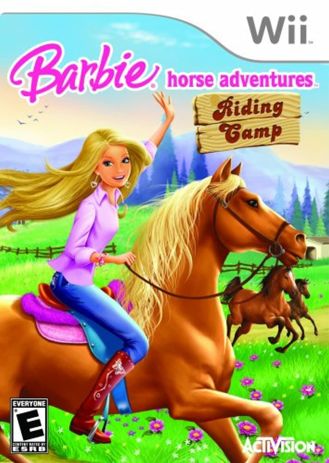 Barbie Horse Adventures Riding Camp Nintendo Wii Complete - Excellent