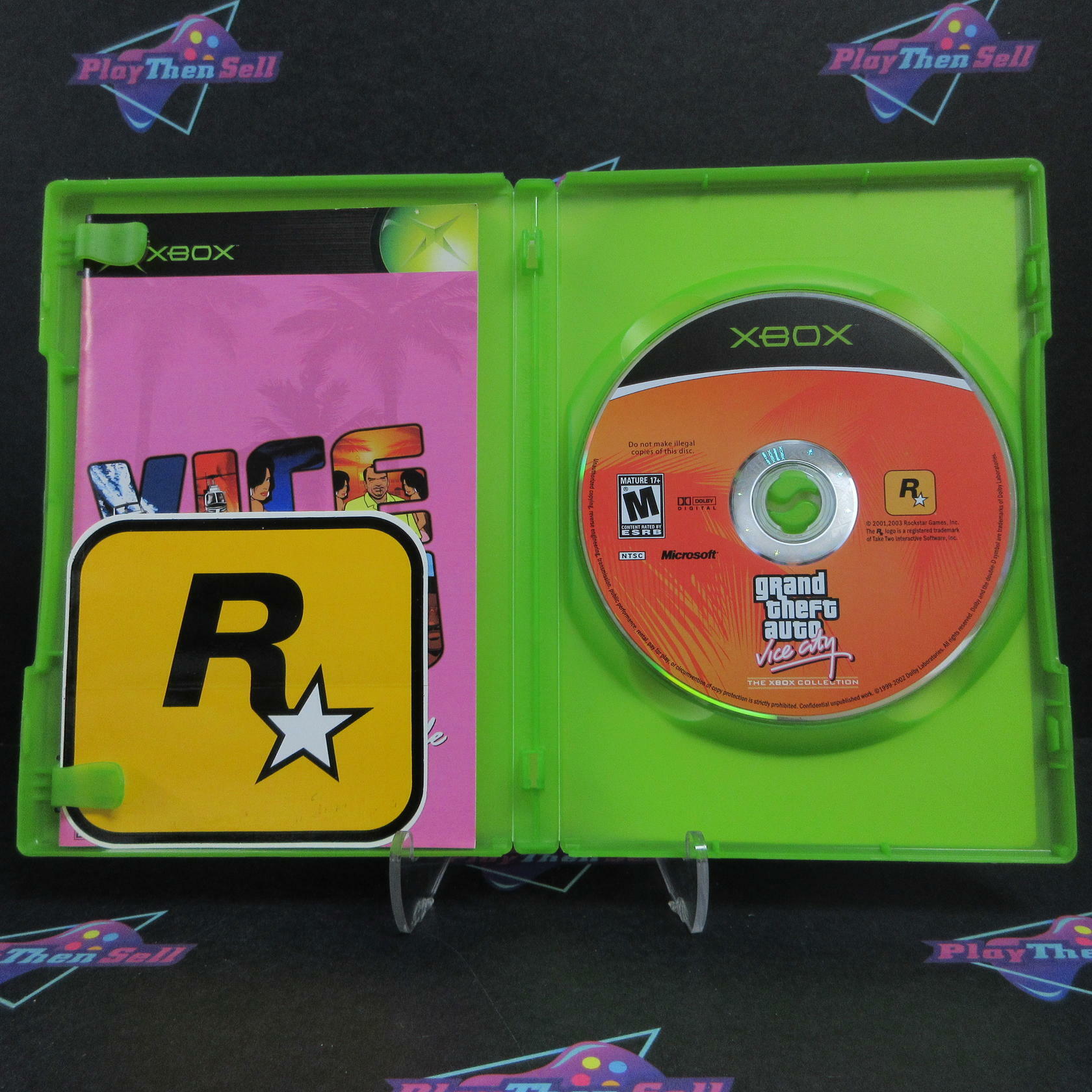 Grand Theft Auto Double Pack Xbox + Maps/Reg Card/Sticker Complete - Refurbished