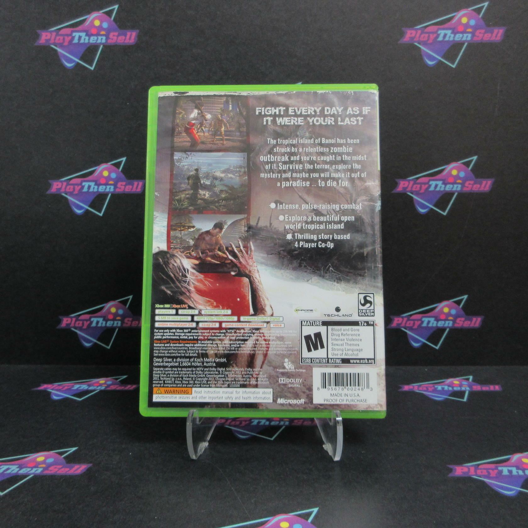 Dead Island Xbox 360 AD/DD Complete CIB - Very Good