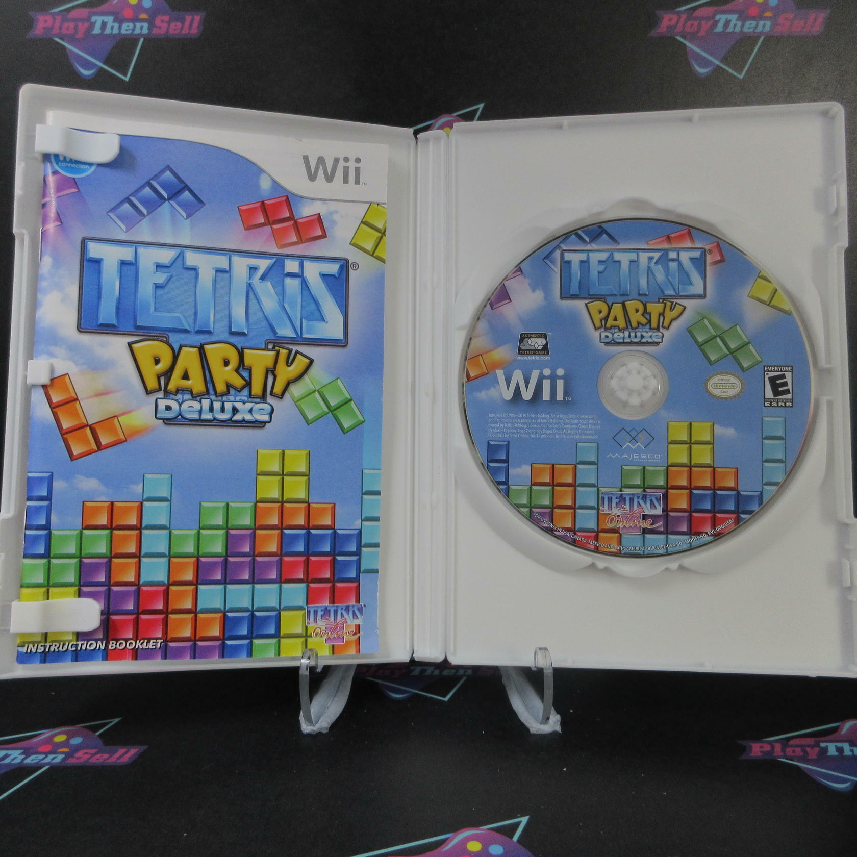 Tetris Party Deluxe Nintendo Wii Complete - Excellent