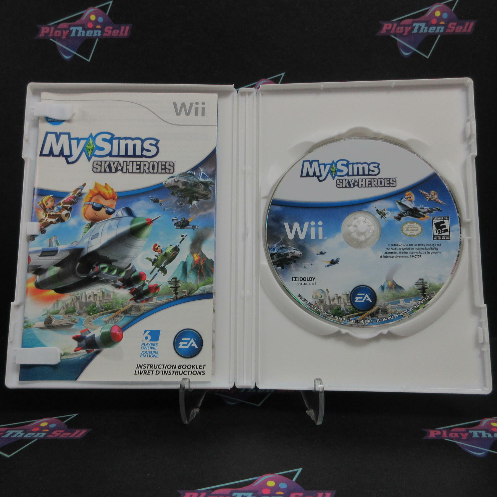 MySims Sky Heroes Nintendo Wii Complete - Excellent