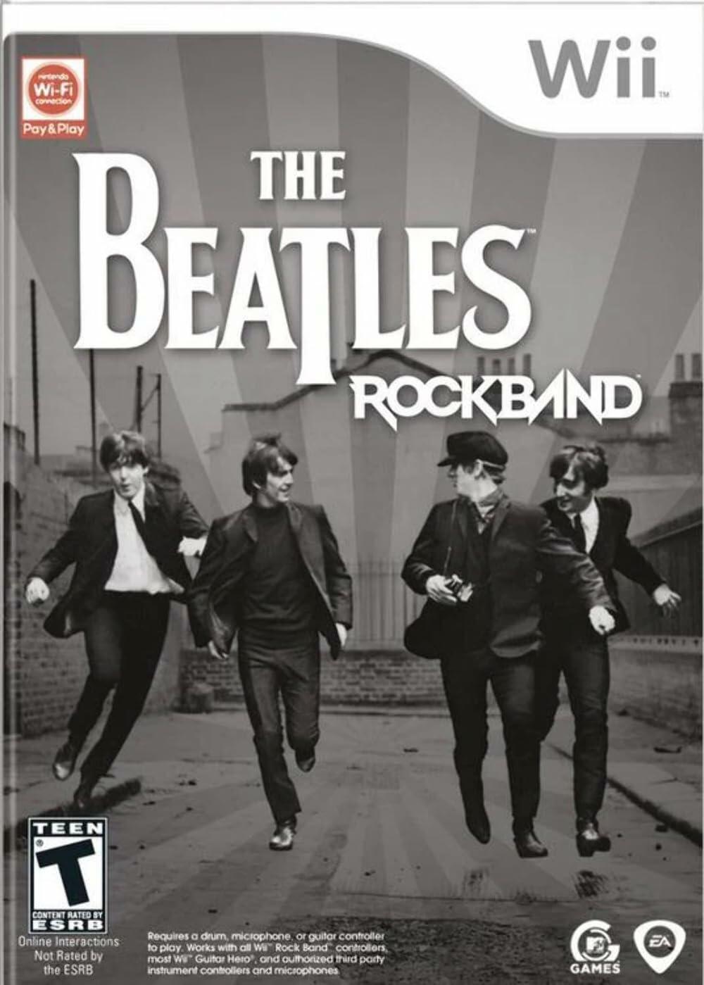 The Beatles RockBand Game Only Nintendo Wii Complete - Excellent