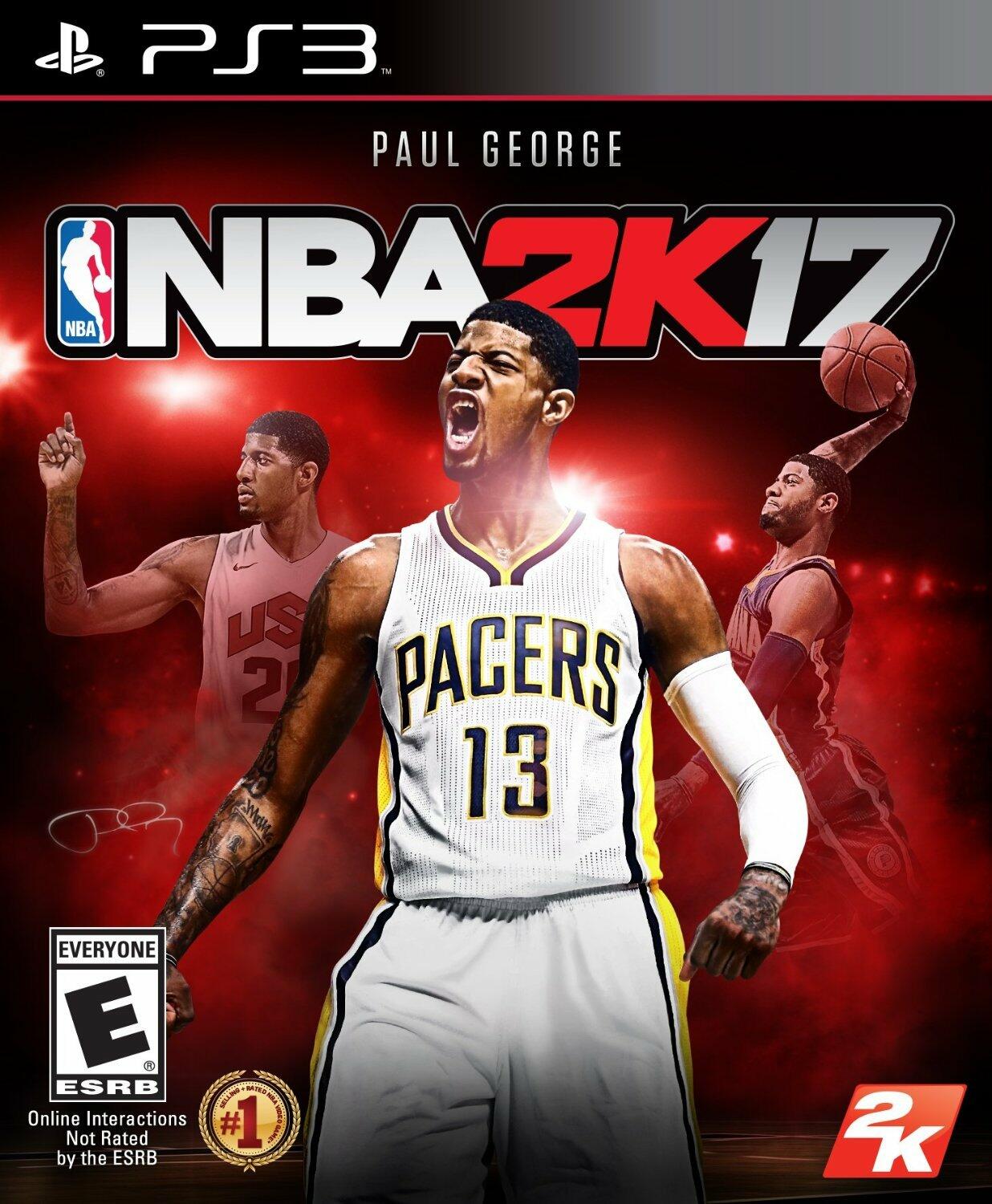 NBA 2K17 Paul George PS3 PlayStation 3 - Like New