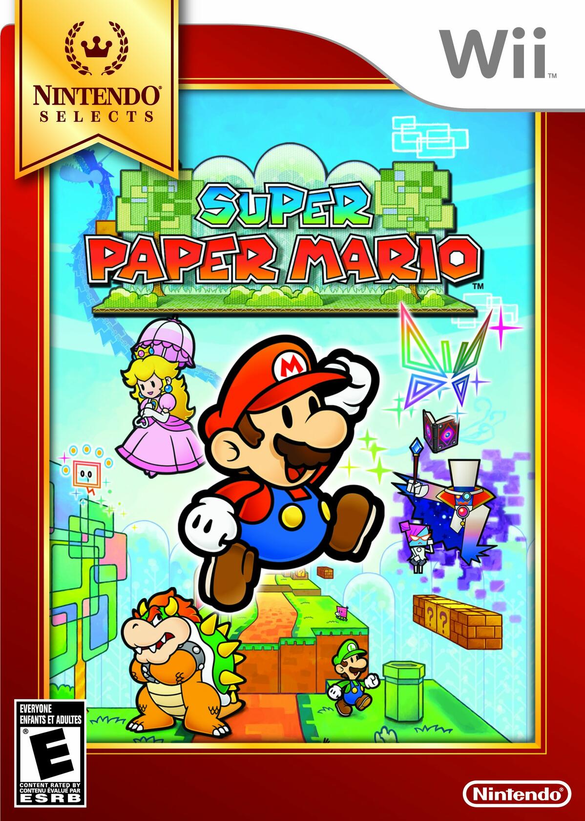 Super Paper Mario Nintendo Wii Nintendo Selects - Like New