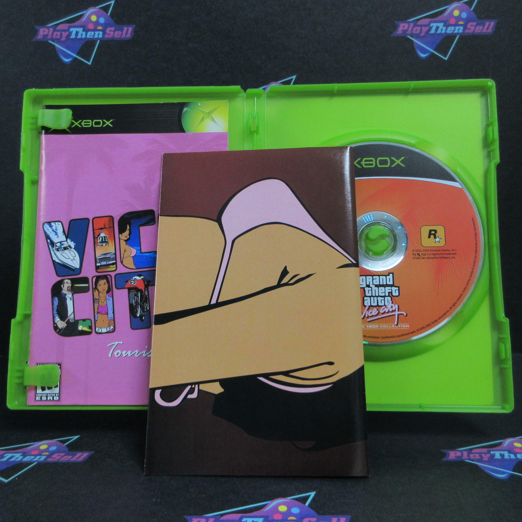 Grand Theft Auto Double Pack Xbox + Maps/Reg Card/Sticker Complete - Refurbished