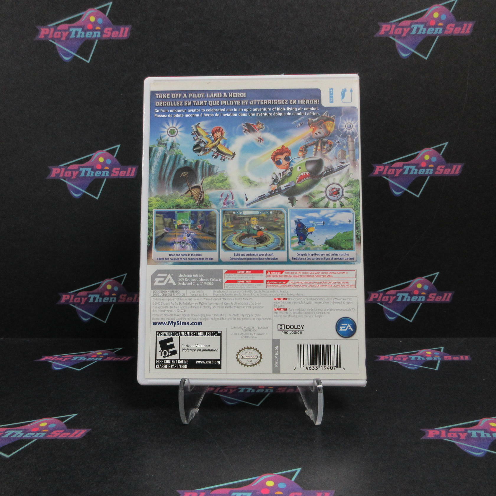MySims Sky Heroes Nintendo Wii Complete - Excellent