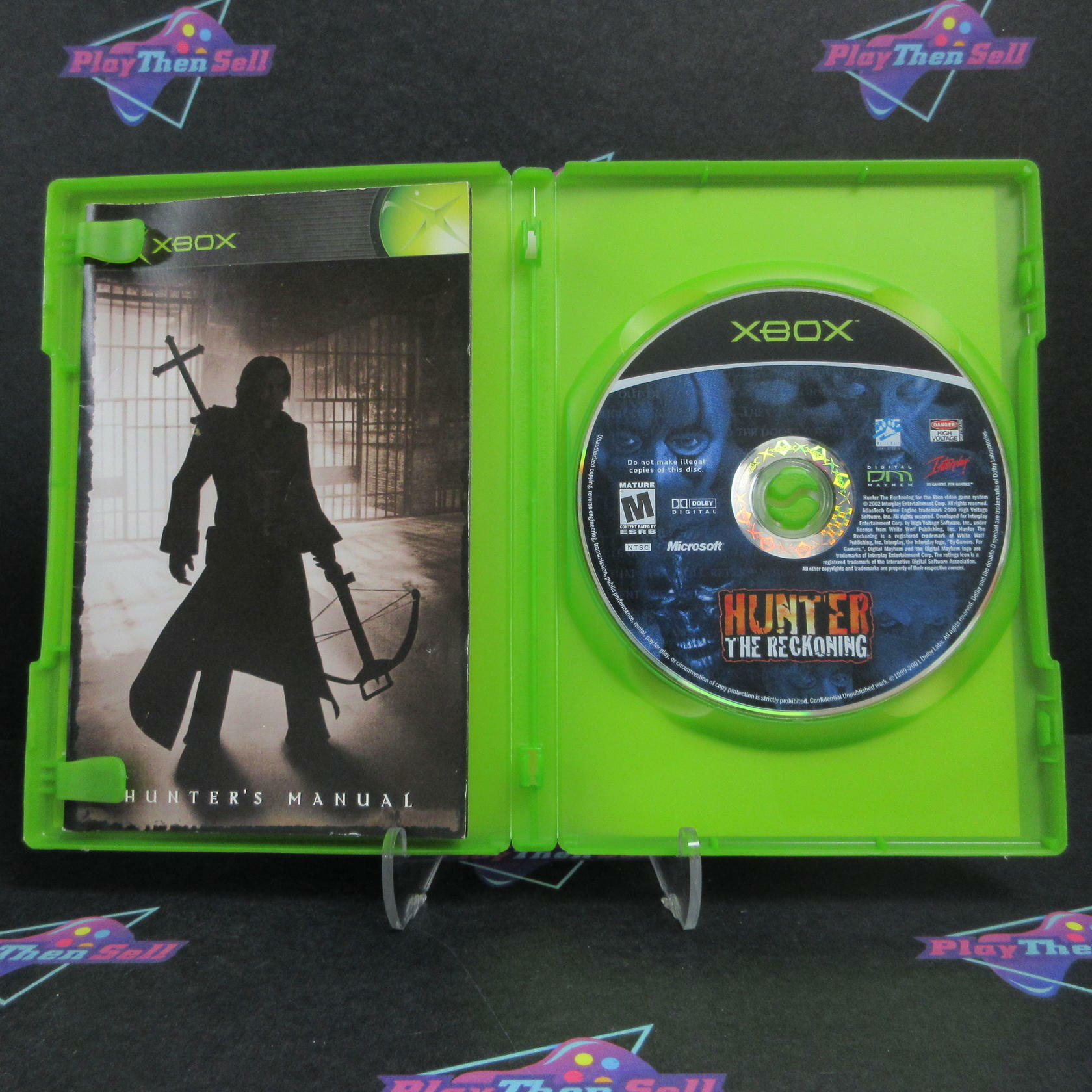 Hunter The Reckoning Xbox + Reg Card Complete - Refurbished