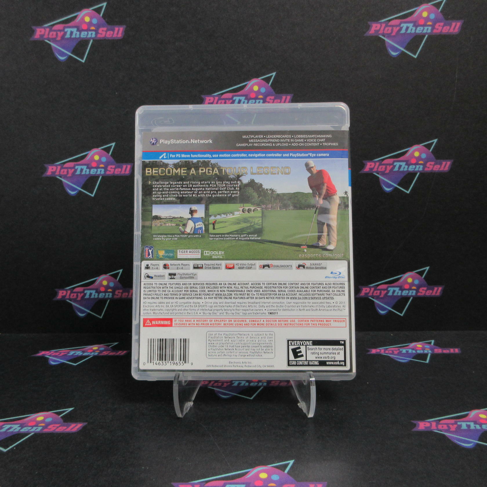 Tiger Woods PGA Tour 12 Collectors Edition PS3 PlayStation 3 CIB - Excellent