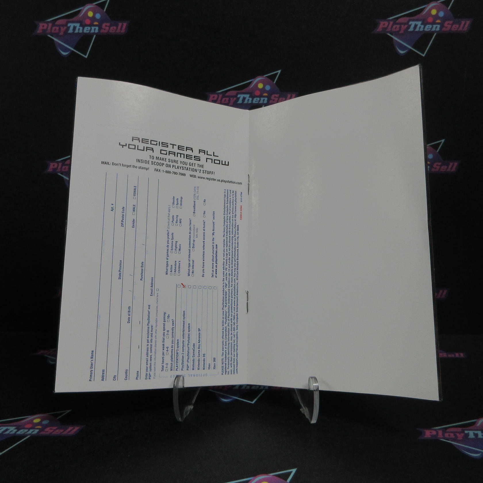 BUZZ The Hollywood Quiz PS2 PlayStation 2 + Reg Card Complete - Excellent