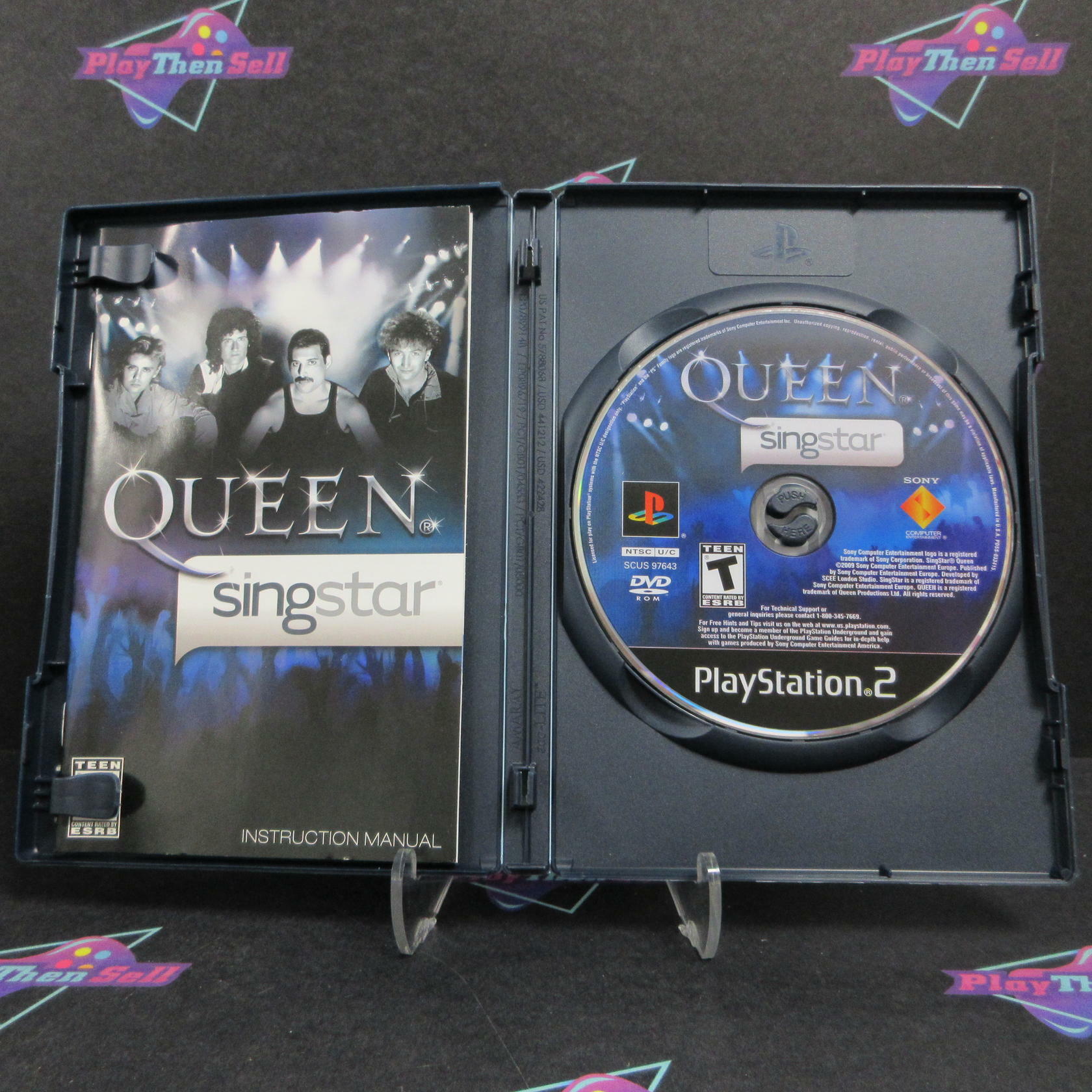 SingStar Queen PS2 PlayStation 2 Complete - Excellent