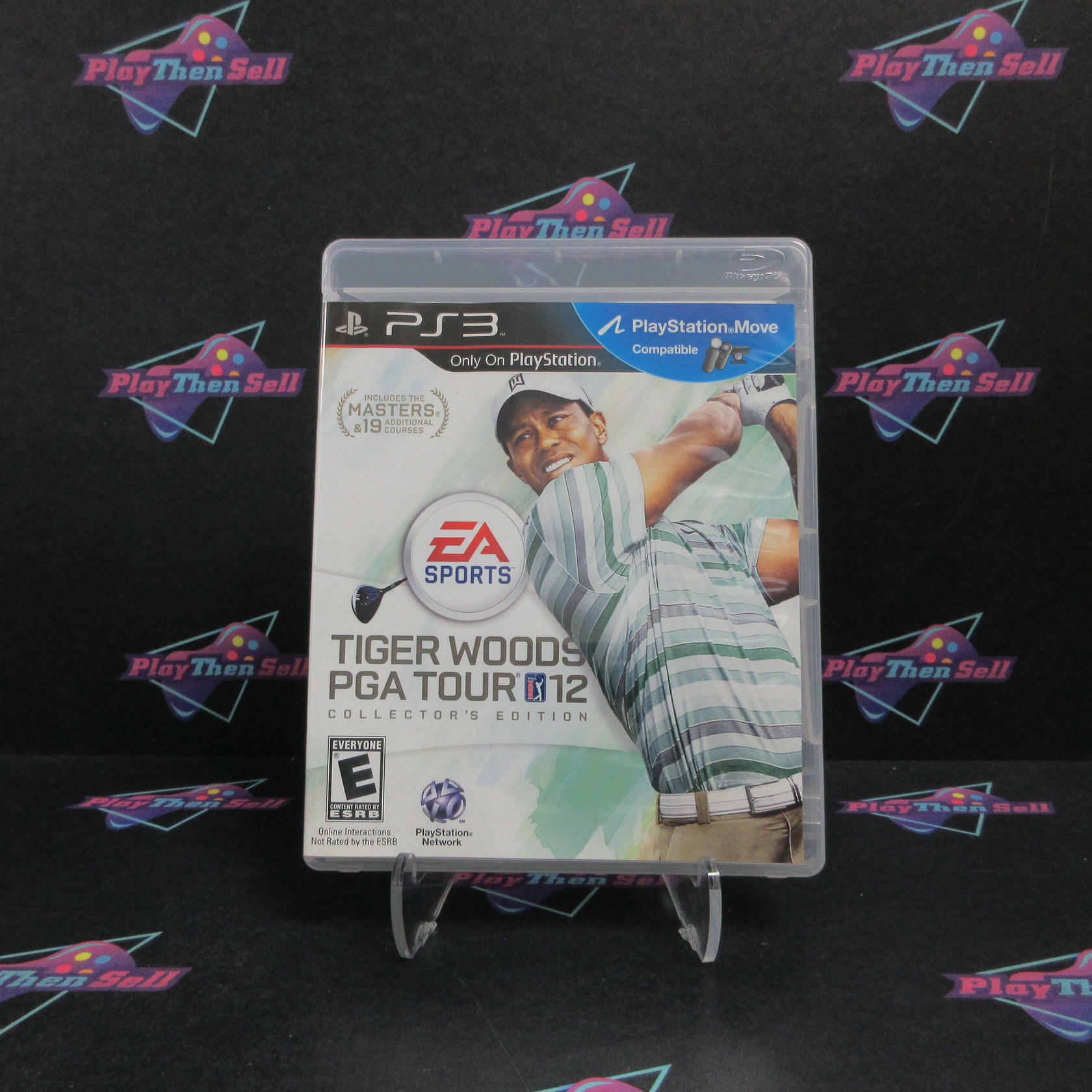 Tiger Woods PGA Tour 12 Collector's Edition PS3 PlayStation 3 AD Complete CIB - Very Good