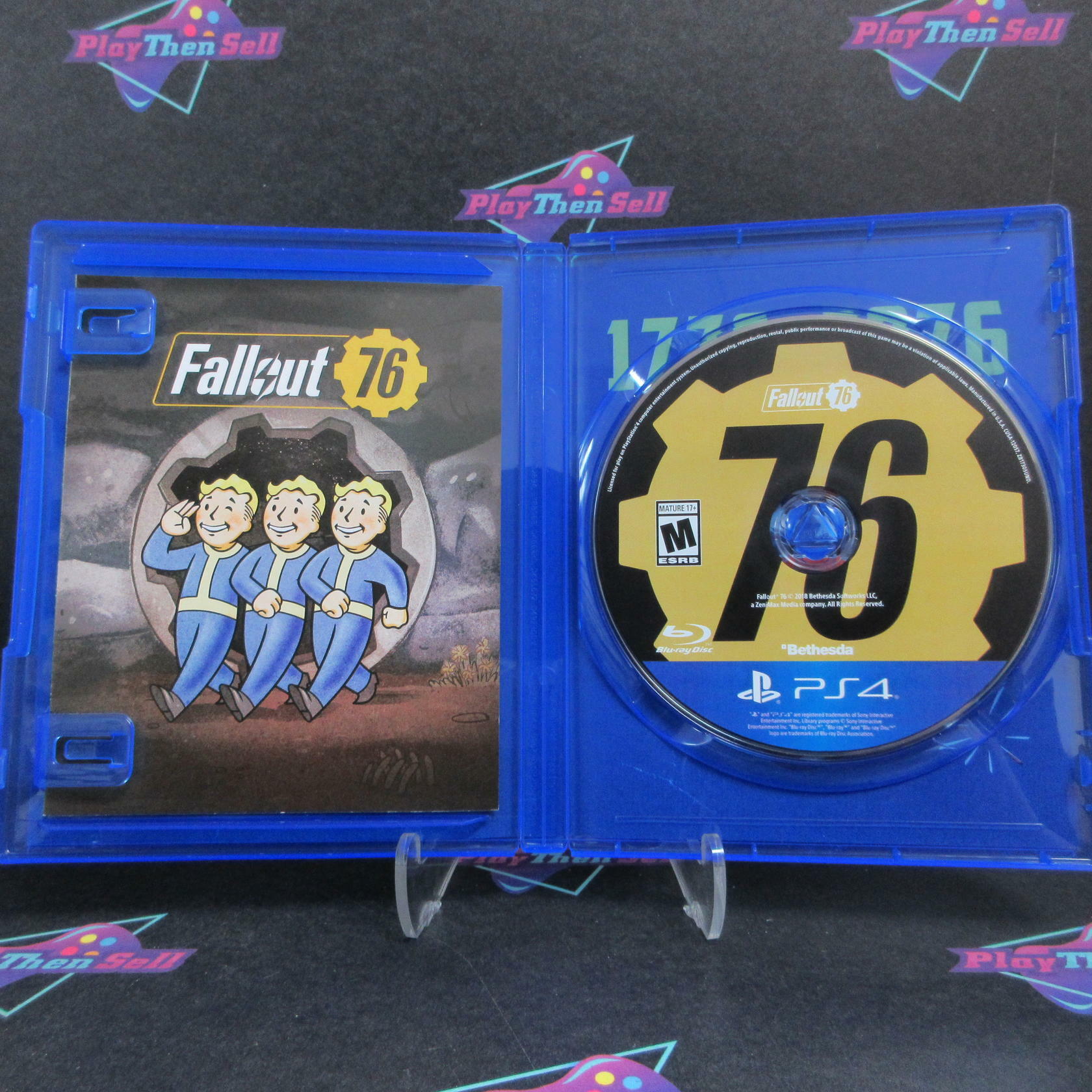 Fallout 76 Tricentennial Edition PS4 PlayStation 4 +Sticker Complete - Excellent