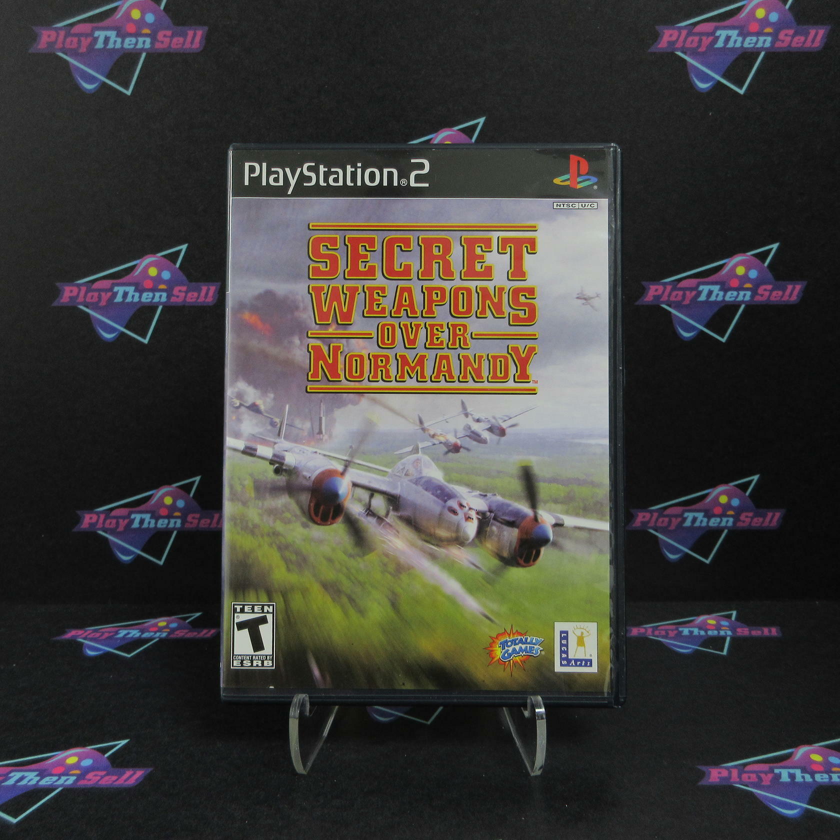 Secret Weapons Over Normandy PS2 PlayStation 2 + Reg Card Complete - Excellent