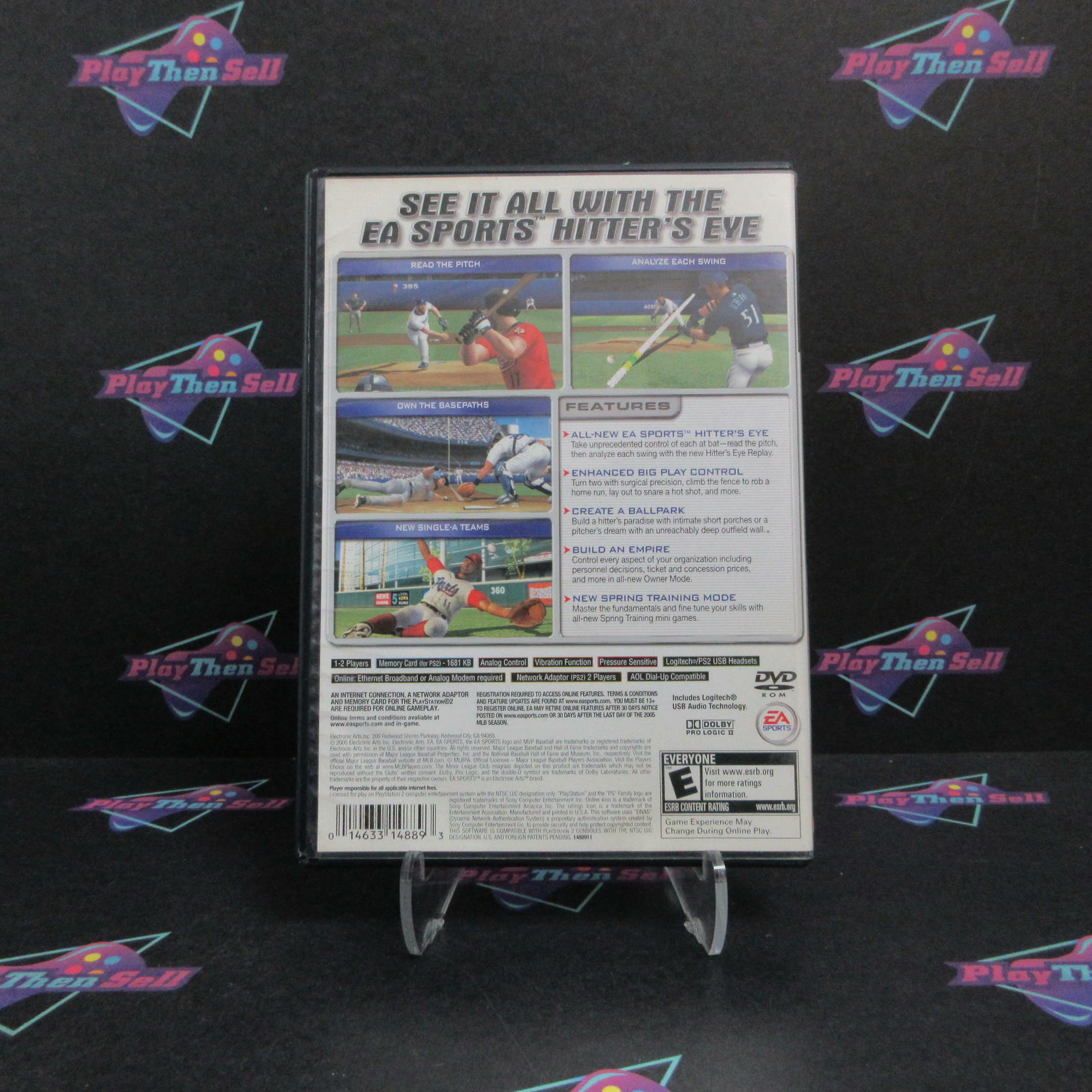 MVP Baseball 2005 PS2 PlayStation 2 DD Complete CIB - Very Good