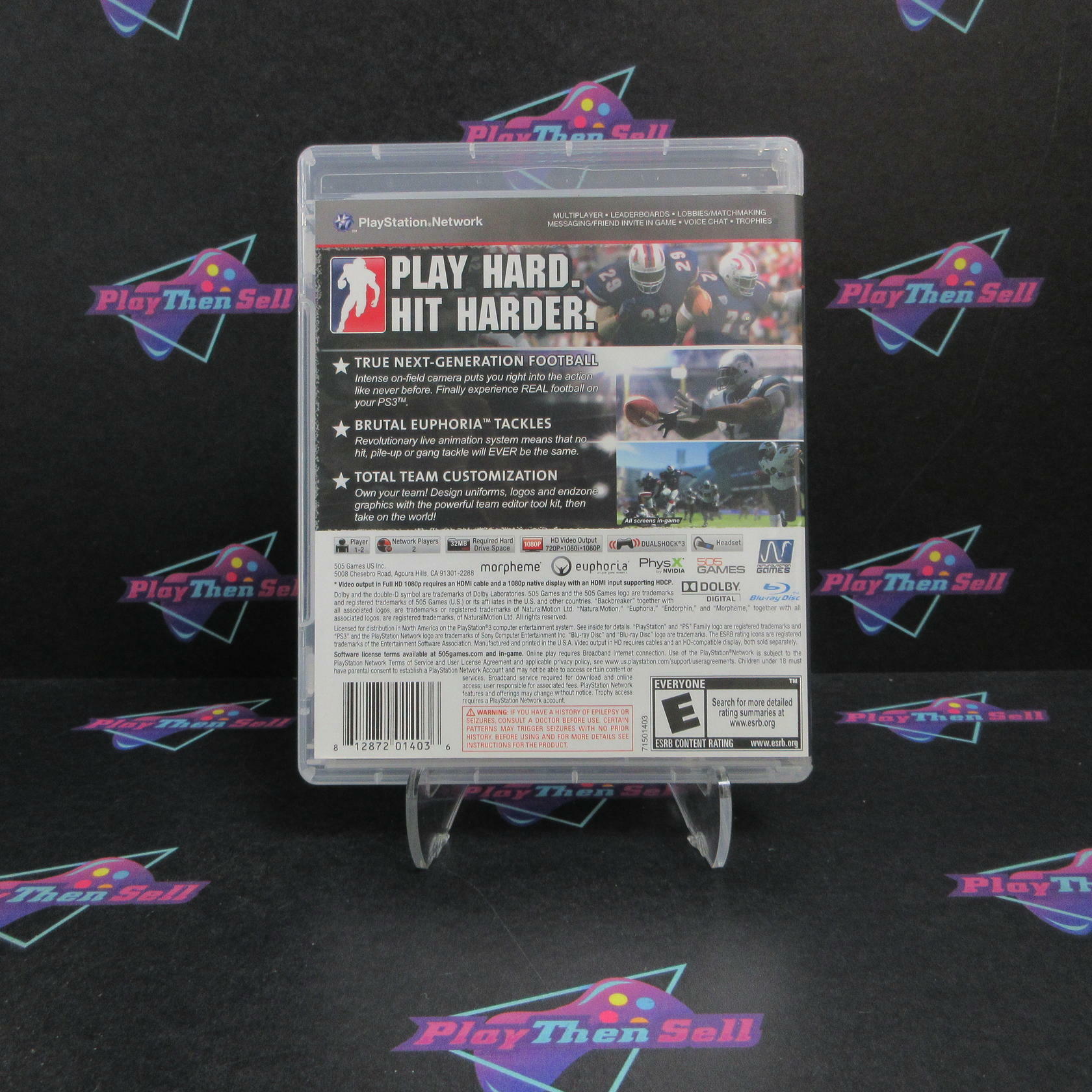 Backbreaker PS3 Playstation 3 - Very Good