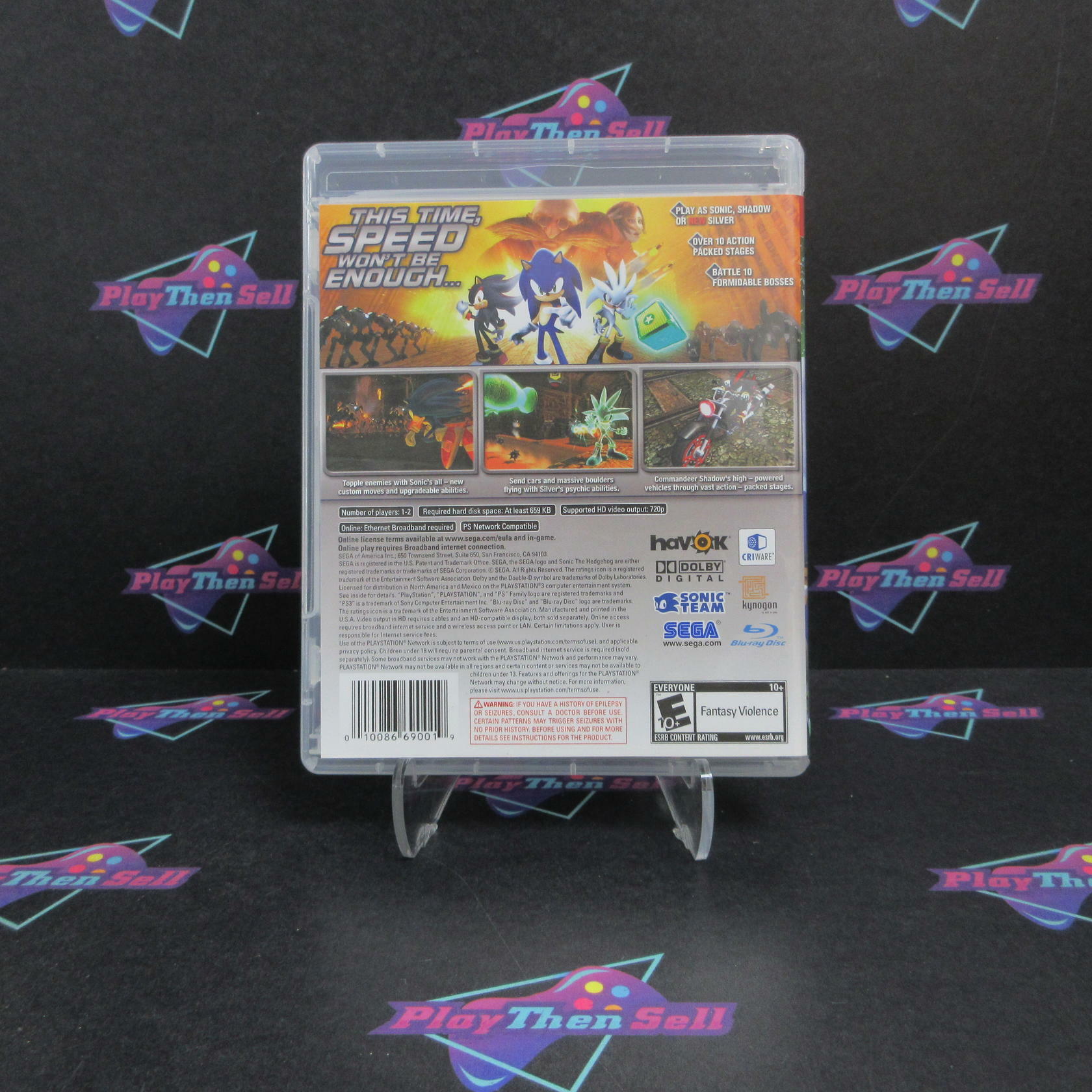 Sonic the Hedgehog PS3 Playstation 3 - Very Good