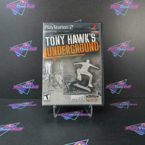 Tony Hawk's Underground PS2 PlayStation 2 AD Complete CIB - Very Good