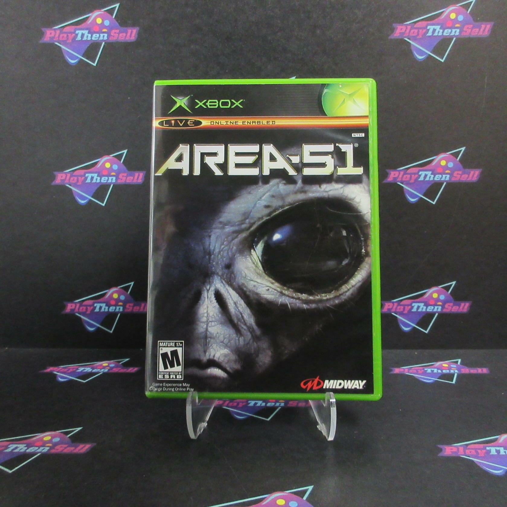 Area 51 Xbox Rental Art / NM - Very Good