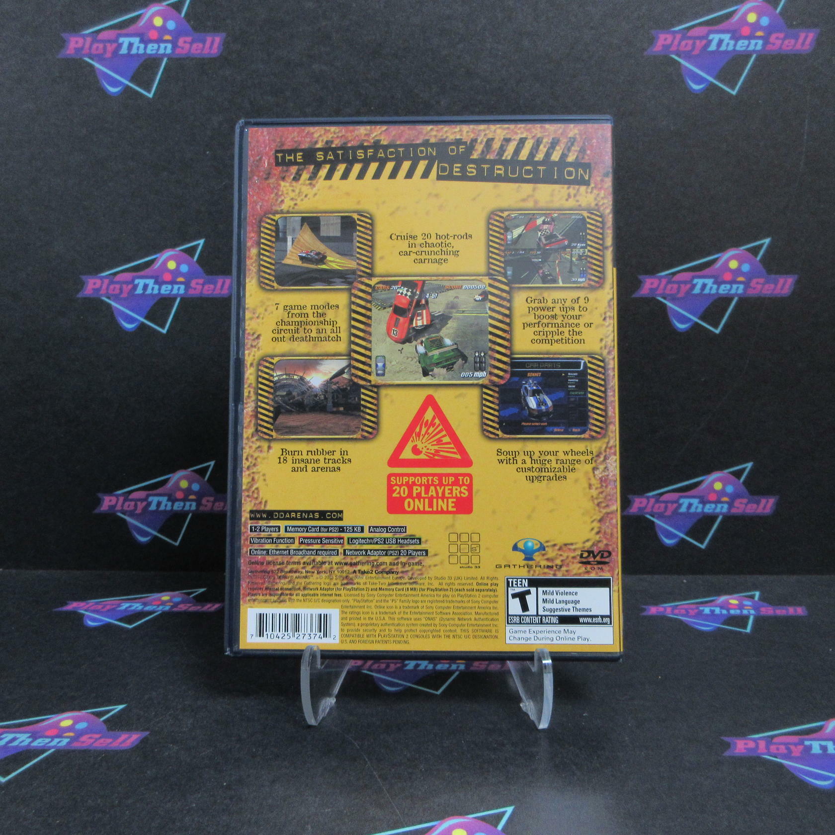Destruction Derby Arenas PS2 PlayStation 2 Complete - Excellent