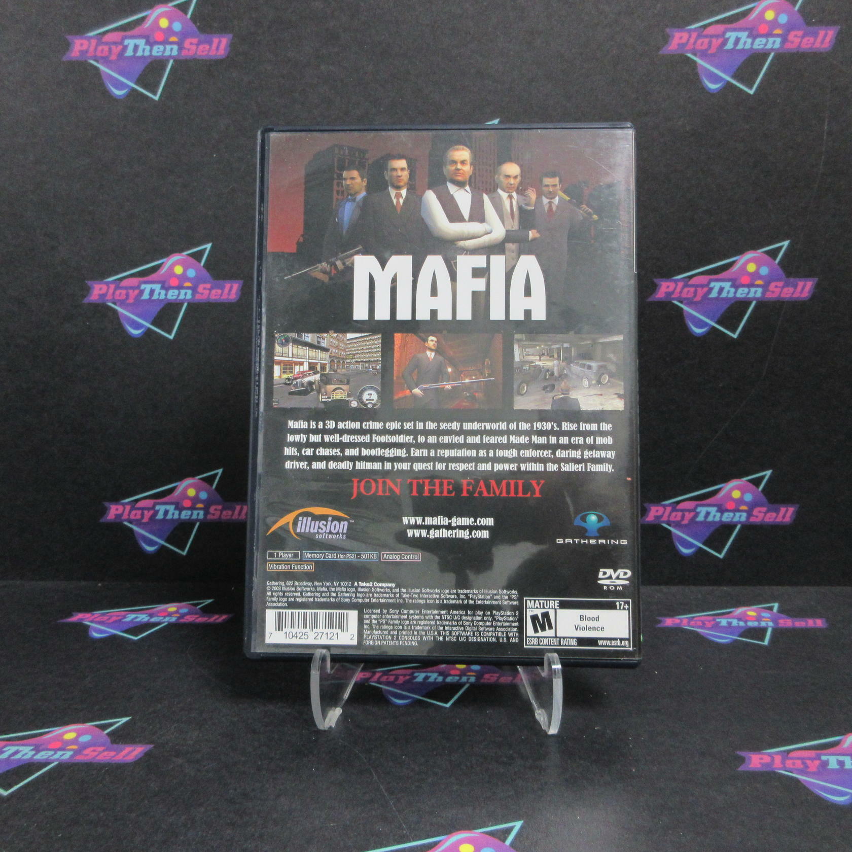 Mafia PS2 PlayStation 2 - Very Good
