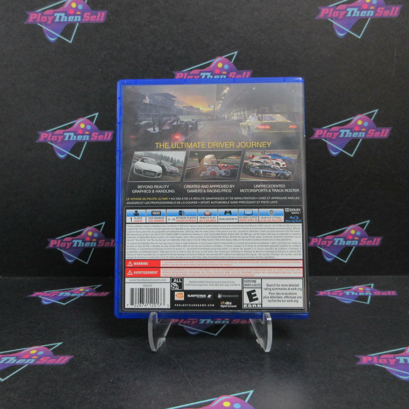 Project CARS PS4 PlayStation 4 Complete - Excellent