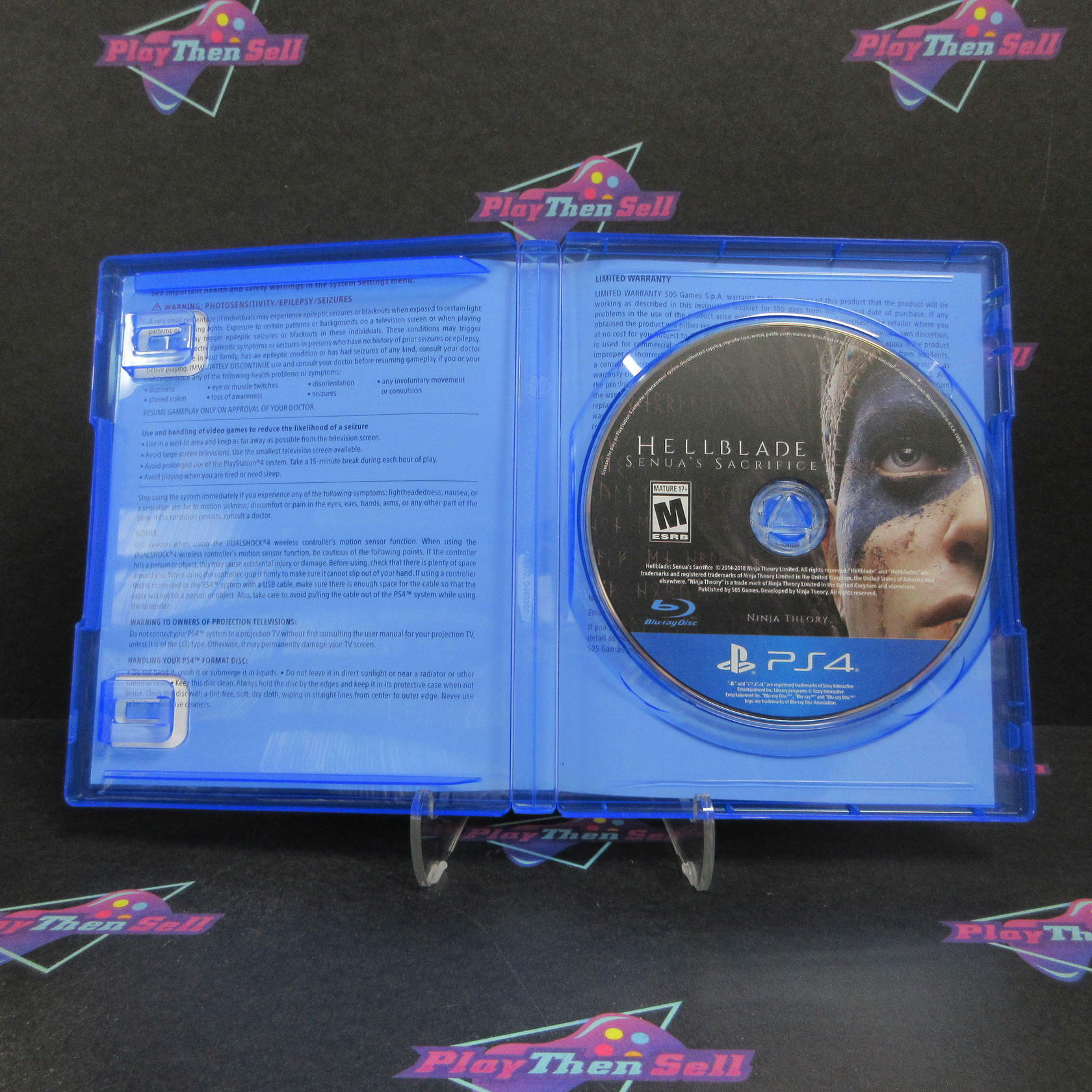 Hellblade Senua's Sacrifice PS4 PlayStation 4 - Like New