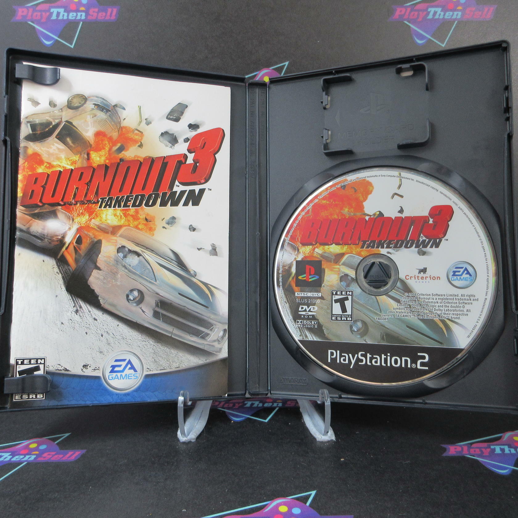 Burnout 3 Takedown GH PS2 PlayStation 2 AD Complete CIB - Very Good