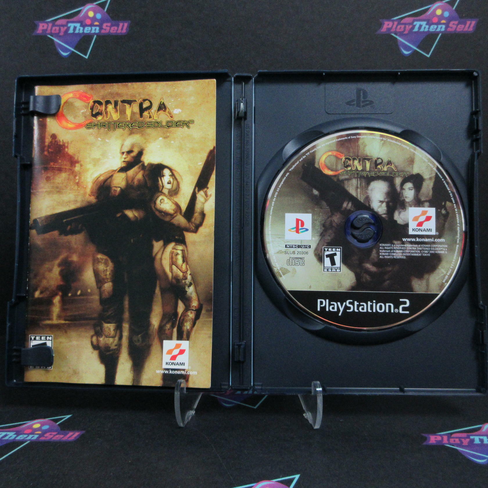 Contra Shattered Soldier PS2 PlayStation 2 + Reg Card Complete - Excellent
