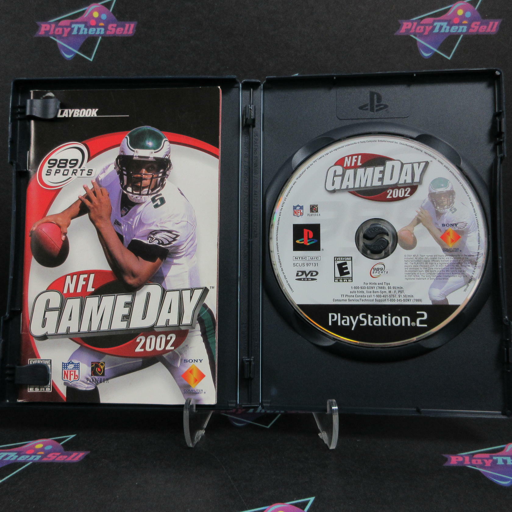 NFL GameDay 2002 PS2 PlayStation 2 Complete - Excellent