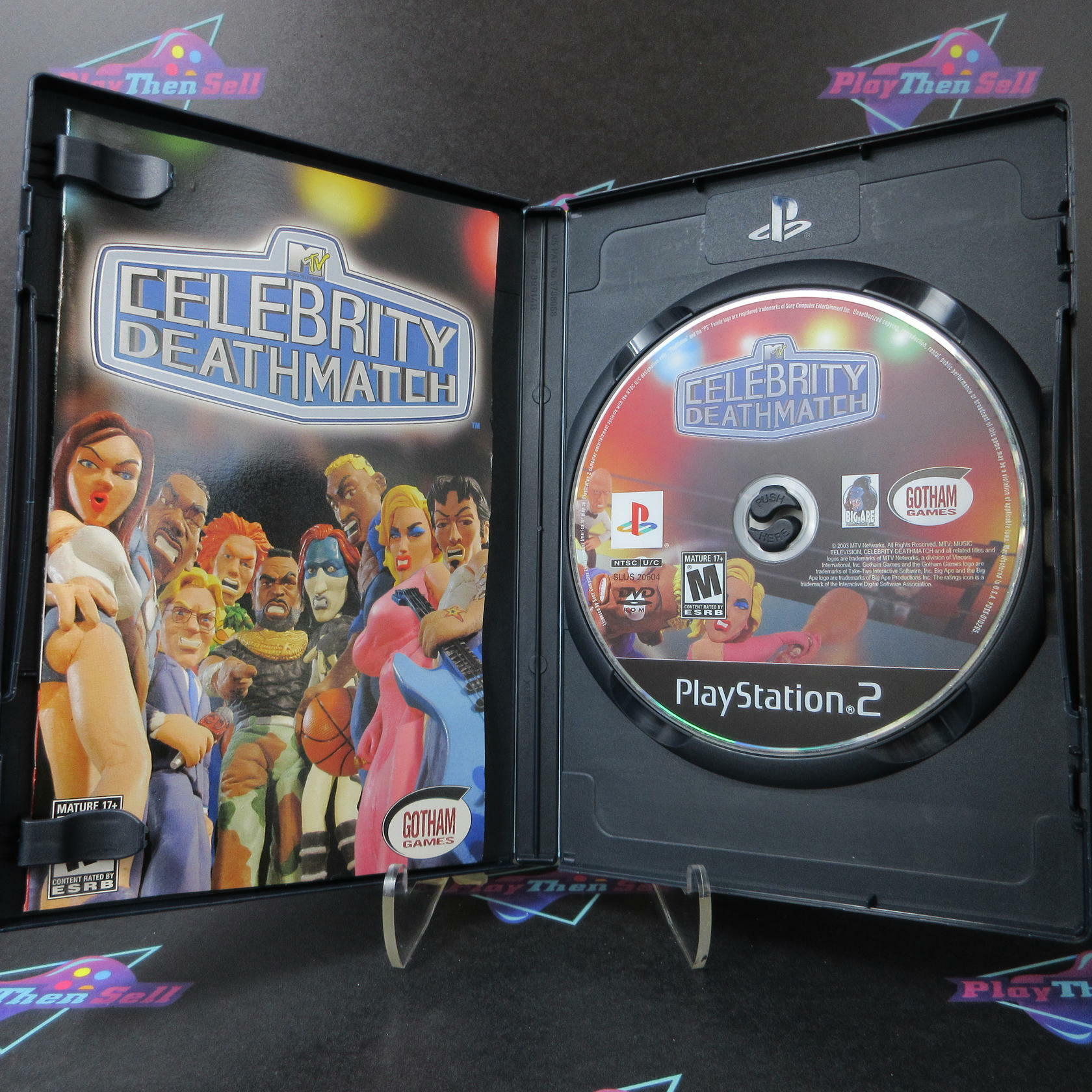 MTV Celebrity Death Match PS2 PlayStation 2 Complete - Excellent