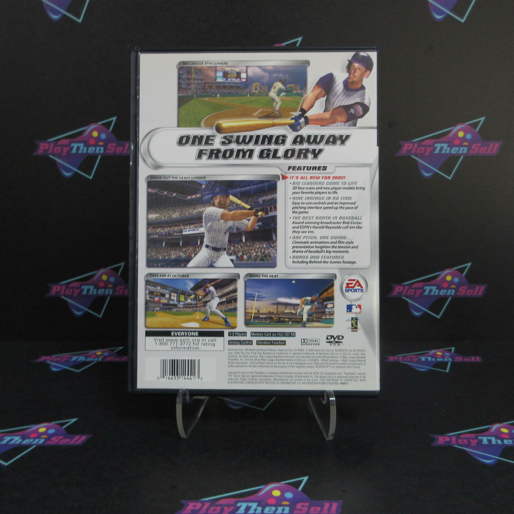 Triple Play 2002 PS2 PlayStation 2 + Reg Card Complete - Excellent