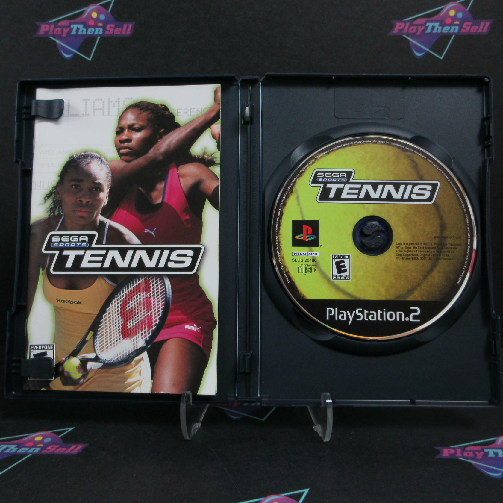 Sega Sports Tennis PS2 PlayStation 2 Complete - Excellent