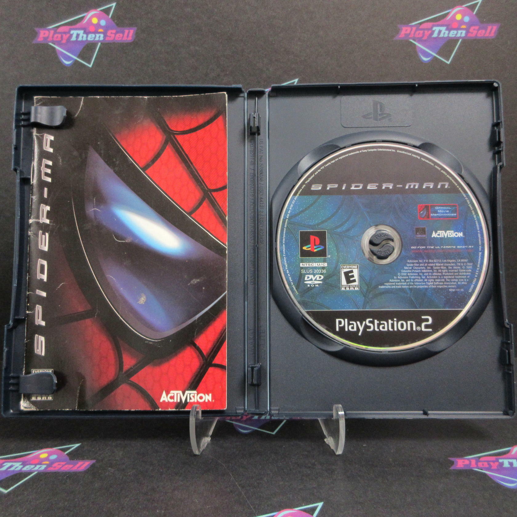 Spider-Man PS2 PlayStation 2 AD/MD Complete CIB - Very Good