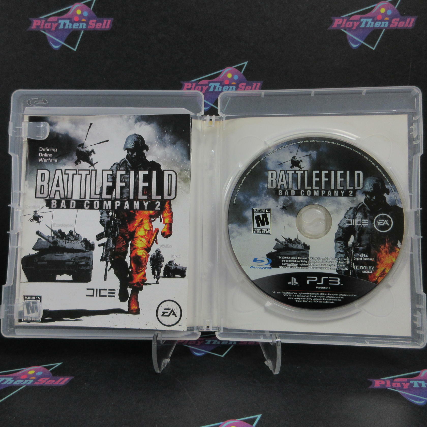 Battlefield Bad Company 2 PS3 PlayStation 3 AD Complete CIB - Very Good