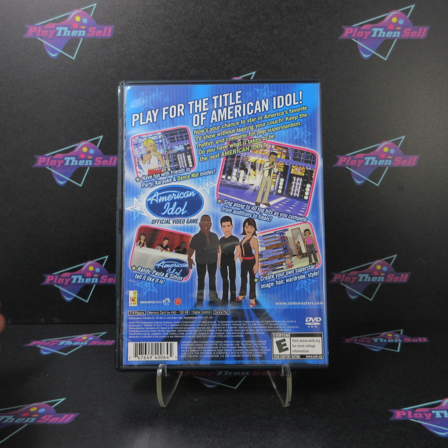 American Idol PS2 PlayStation 2 Complete - Excellent