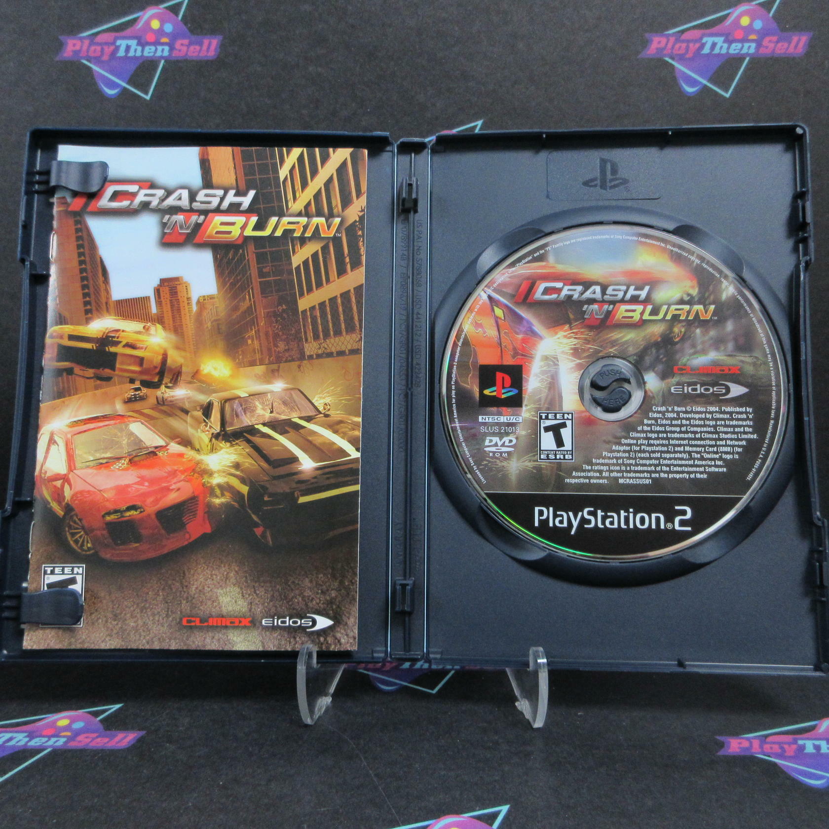 Crash n Burn PS2 PlayStation 2 + Reg Card Complete - Excellent