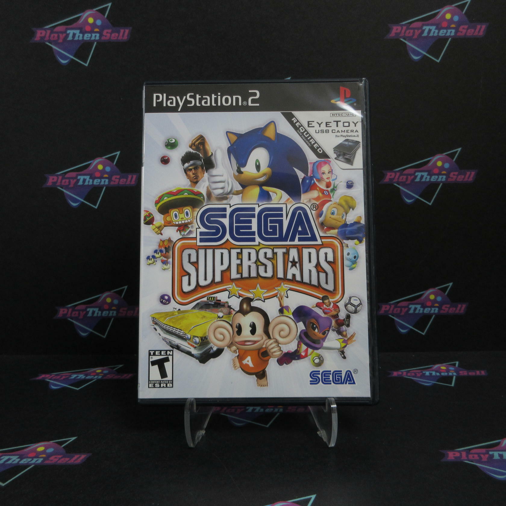 Sega Superstars PS2 PlayStation 2 - Very Good