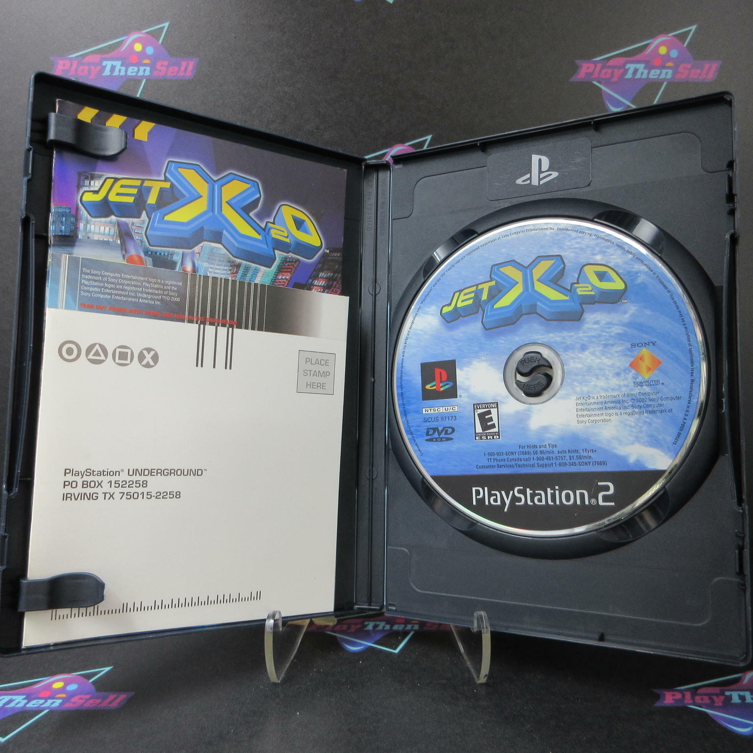 Jet X20 PS2 PlayStation 2 + Reg Card Complete - Excellent