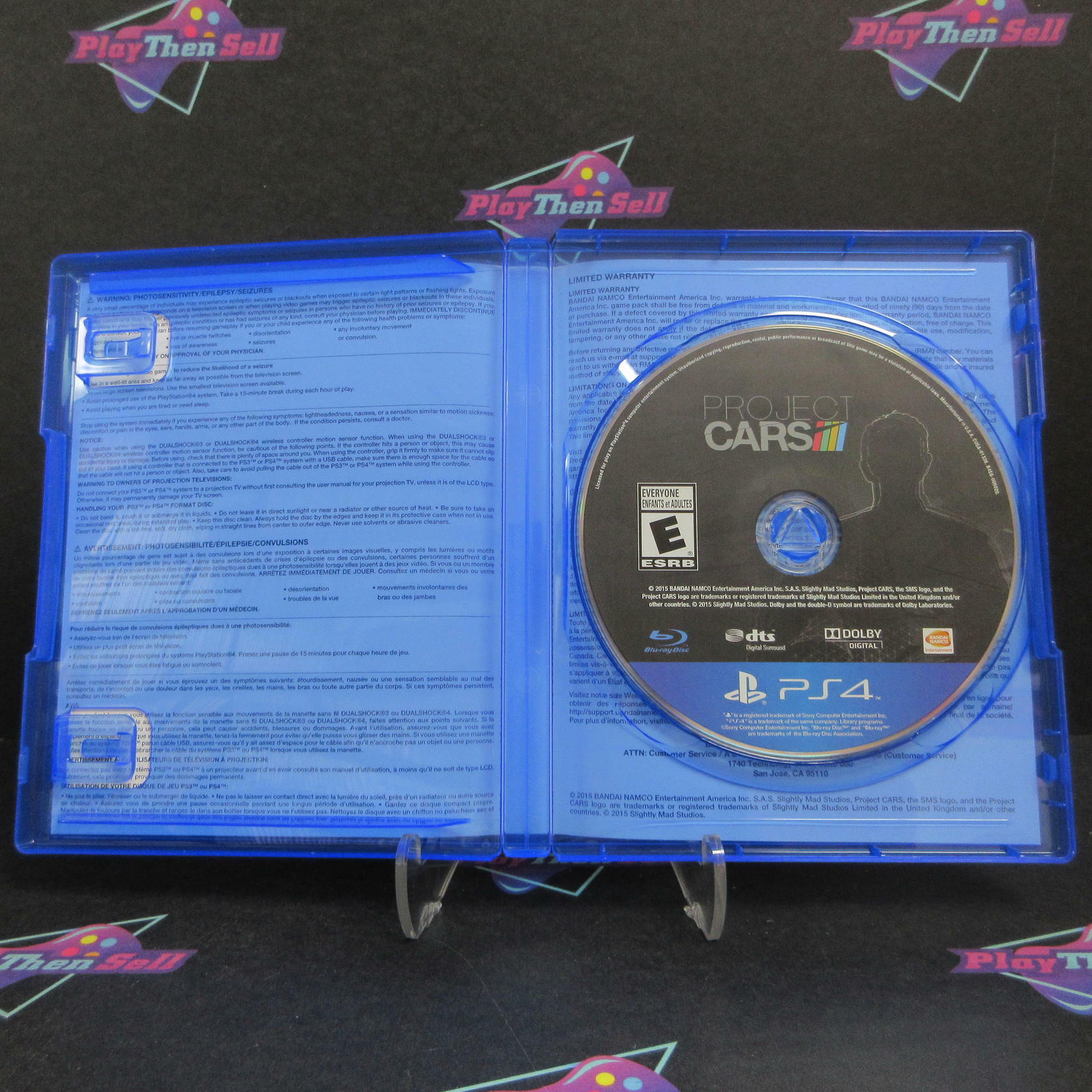 Project CARS PS4 PlayStation 4 Complete - Excellent